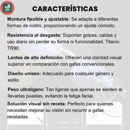 PROMOCIÓN BLACK FRIDAY 50% DESCUENTO - GAFAS TR90 COMPRE 1 y LLEVASE 2 GAFAS + ESTUCHE y PAÑO CORTESÍA 🎁